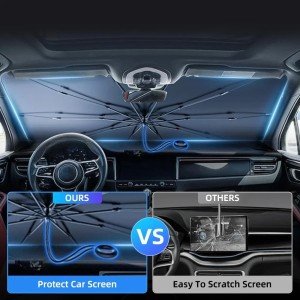 Car Front Window Sunshade Umbrella for Protection