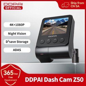 4K Dual Dash Cam with WiFi & GPS