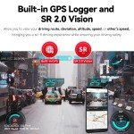4K Dual Dash Cam with WiFi & GPS
