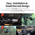 4K Dual Dash Cam with WiFi & GPS