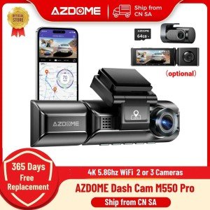AZDOME M550 Pro 4K Dash Cam with WiFi