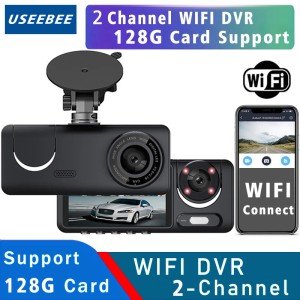 FHD 1080P Mini Dual Channel Car Dash Cam