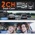 FHD 1080P Mini Dual Channel Car Dash Cam