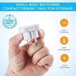 5-Pack UK to EU Travel Adapters