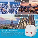 UK to USA Travel Plug Adapter - 3 Pack