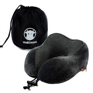 Makimoo 360° Travel Neck Pillow with Storage Bag