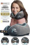 FLOWZOOM Comfy Memory Foam Travel Neck Pillow