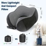 Ergonomic Memory Foam Travel Neck Pillow Set