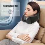 Ergonomic Memory Foam Travel Neck Pillow Set