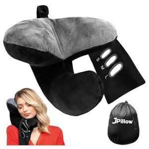 Chin Support Travel Pillow for Airplane Rest