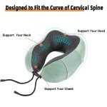 Memory Foam Travel Neck Pillow with Storage Bag
