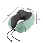 Memory Foam Travel Neck Pillow with Storage Bag