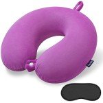 Gosider Purple Travel Neck Pillow – Memory Foam Support