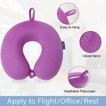 Gosider Purple Travel Neck Pillow – Memory Foam Support