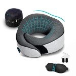 Travel Pillow Set with Memory Foam and Accessories