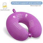 Gosider Purple Travel Neck Pillow – Memory Foam Support