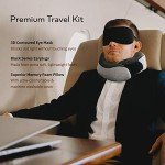 Travel Pillow Set with Memory Foam and Accessories