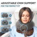 Travel Neck Pillow - Adjustable Memory Foam Comfort