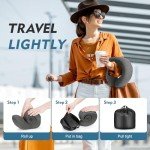 Travel Neck Pillow - Adjustable Memory Foam Comfort