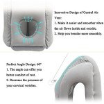 Compact Portable Air Travel Pillow - Gray
