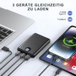 22.5W Portable Power Bank, 15000mAh Fast Charger