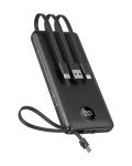 VEEKTOMX Slim 10000mAh Portable Charger with Cables