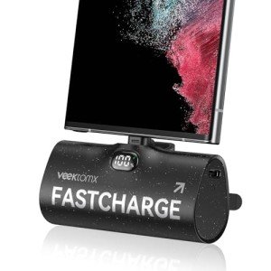 Compact 5000mAh USB-C Power Bank - 20W PD & QC