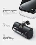 Compact 5000mAh USB-C Power Bank - 20W PD & QC