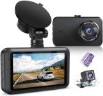 Dual Dash Cam 1080P with Night Vision & Motion Detection