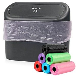 Portable Car Trash Can with 90 Bags