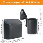 Portable Car Trash Can with 90 Bags