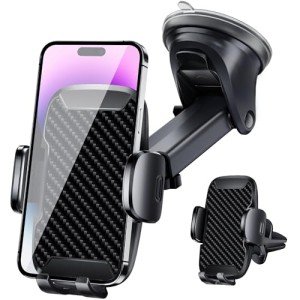 360° Rotating Car Phone Mount with Strong Grip