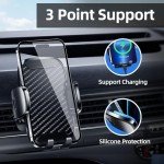 360° Rotating Car Phone Mount with Strong Grip
