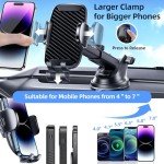 360° Rotating Car Phone Mount with Strong Grip