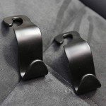 Ortarco Car Headrest Hooks for Bags and Coats