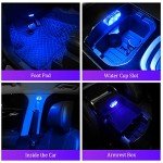 2 Pack USB Rechargeable Car LED Ambient Lights