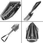 Winter Car Kit with Folding Snow Shovel