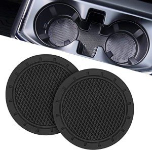 Universal Non-Slip Car Cup Holder Coasters - 2 Pack