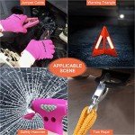 THINKWORK Pink Car Emergency Kit for Women