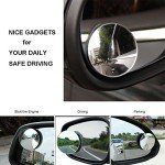 Beeway Round 360° Adjustable HD Car Mirrors - 2 Pack