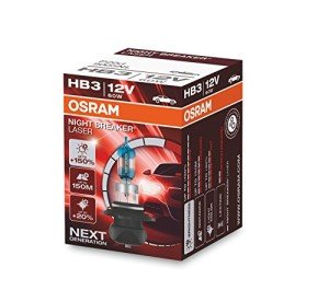 OSRAM Night Breaker Laser HB3 Halogen Headlamp