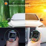 Beeway Universal Car Sun Shade and Snow Cover