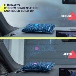 Reusable Car Dehumidifier & Anti-Slip Dashboard Mat
