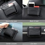 Car Seat Side Organizer Mini Leather Pouch
