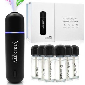 Smart Car Aroma Diffuser with 6 Essential Oils