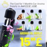 Smart Car Aroma Diffuser with 6 Essential Oils