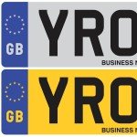 Custom MOT Compliant Number Plate with UK Flag