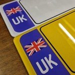 Custom MOT Compliant Number Plate with UK Flag