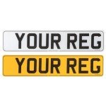 Custom MOT Compliant Number Plate with UK Flag