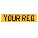 Custom MOT Compliant Number Plate with UK Flag